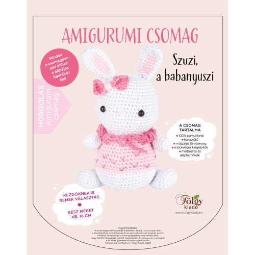 Amigurumi csomag – SZUZI, a babanyuszi