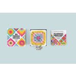 50 horgolt négyzet kártyákon