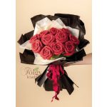 Virágcsokor horgolótűvel