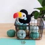 Színpompás horgolt madarak