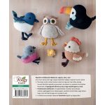 Színpompás horgolt madarak