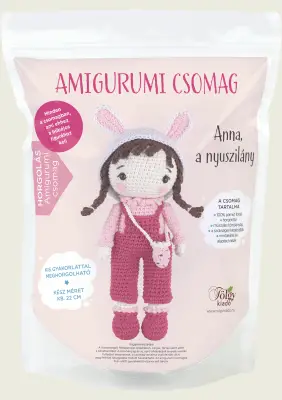 Amigurumi csomag – Anna, a nyuszilány